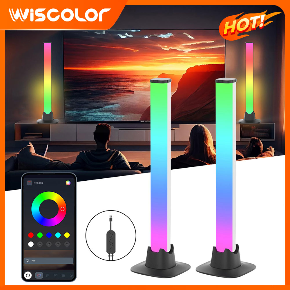 Accessories For Your Gaming Room - TV-Hintergrundbeleuchtung Tuya WIFI RGB LED-Lichtleiste, Ambiente-Lampe,