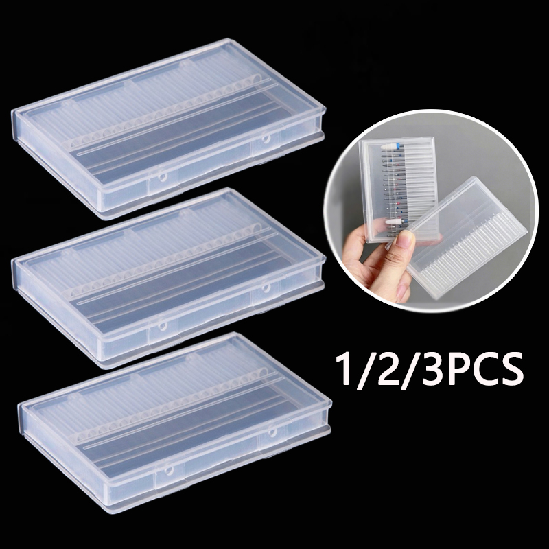 Gaming Accessories Rack - 1/2/3 Stück 20-Fächer Transparente Aufbewahrungsbox für