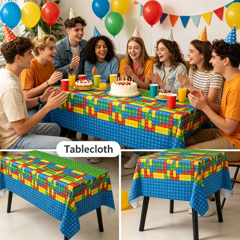 Tischdecke im Baustein-Stil, s – Gaming Accessories For Room Bewertung und Preis